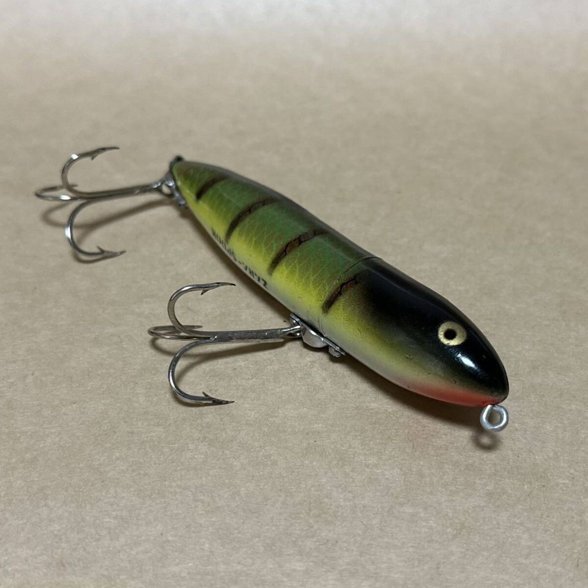 希少 細ラインMG old heddon zara spook 3rd オールド ヘドン ザラスプーク ソリザラ / fenwickフェンウィック abuアブ2500C 5000 5500umco_画像6