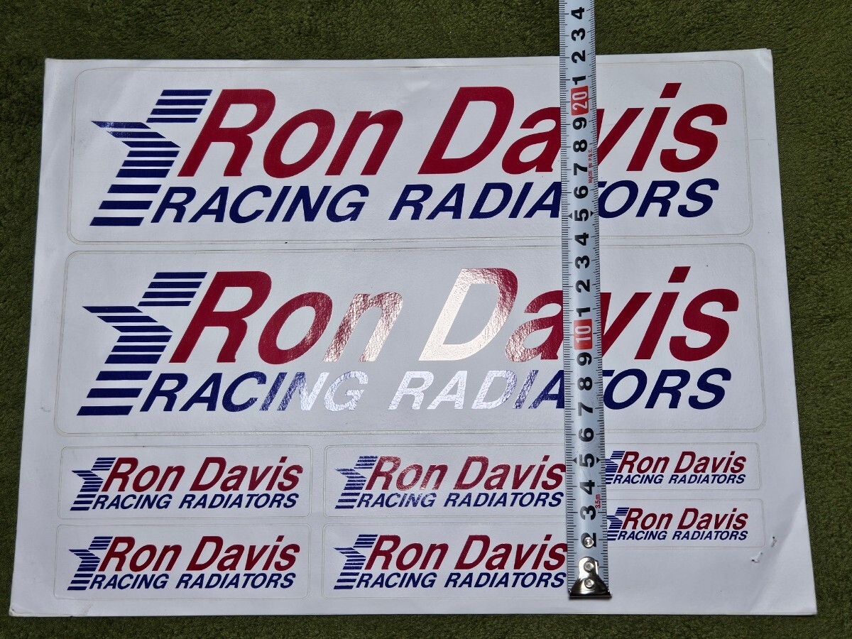 Ron Davis RACING RADIATORS のステッカー_画像5