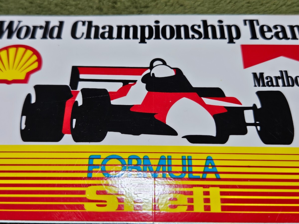 FORMULA Shell のステッカー　Shell Marlboro F1 _画像4