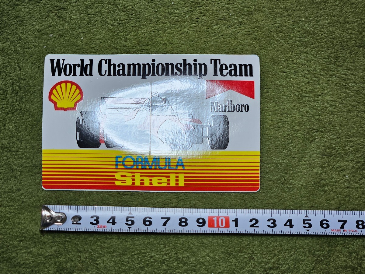 FORMULA Shell のステッカー　Shell Marlboro F1 _画像7