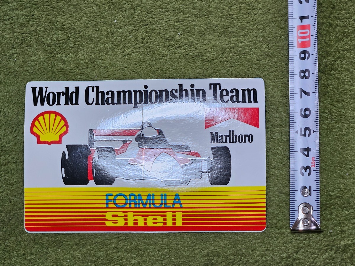 FORMULA Shell のステッカー　Shell Marlboro F1 _画像8