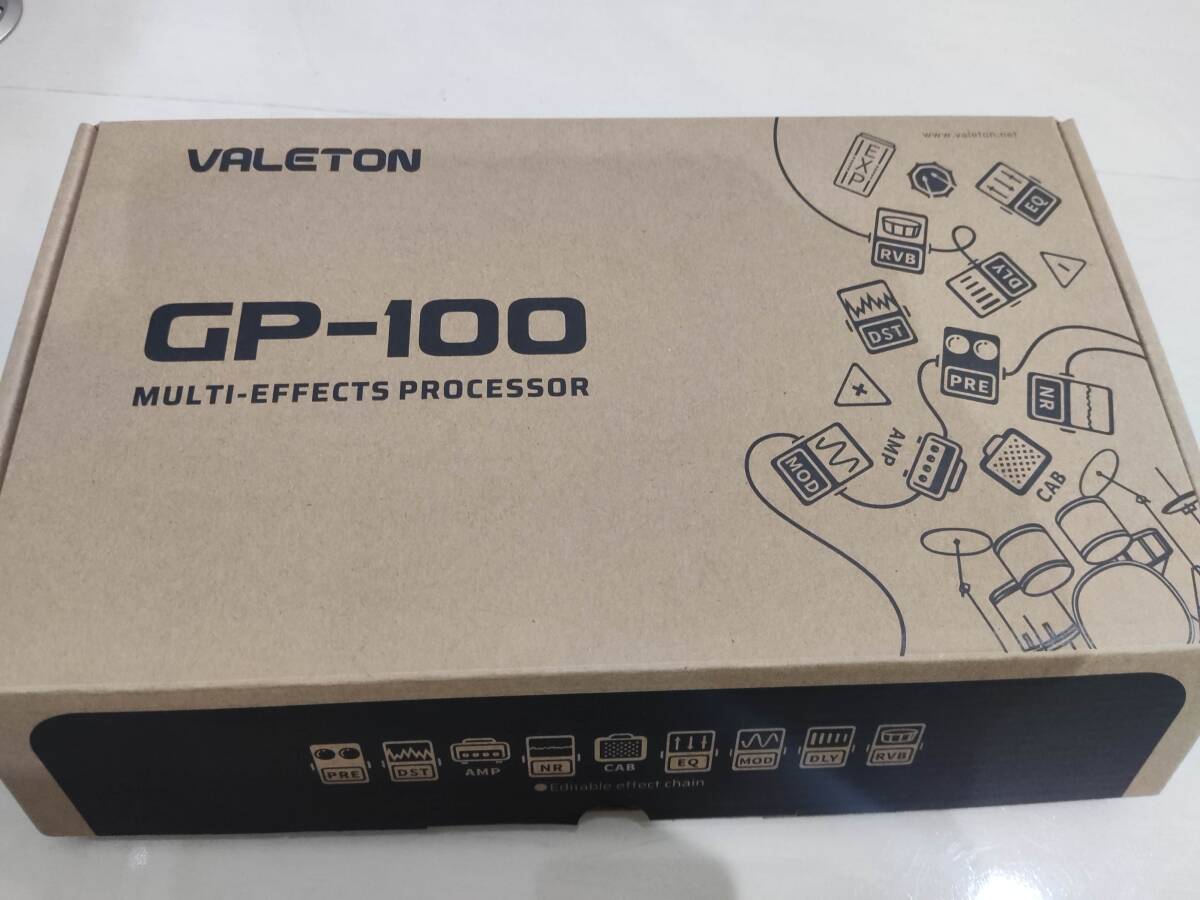 【美品・完品】valeton GP-100 gp100　ampero兄弟機 マルチエフェクター_画像4