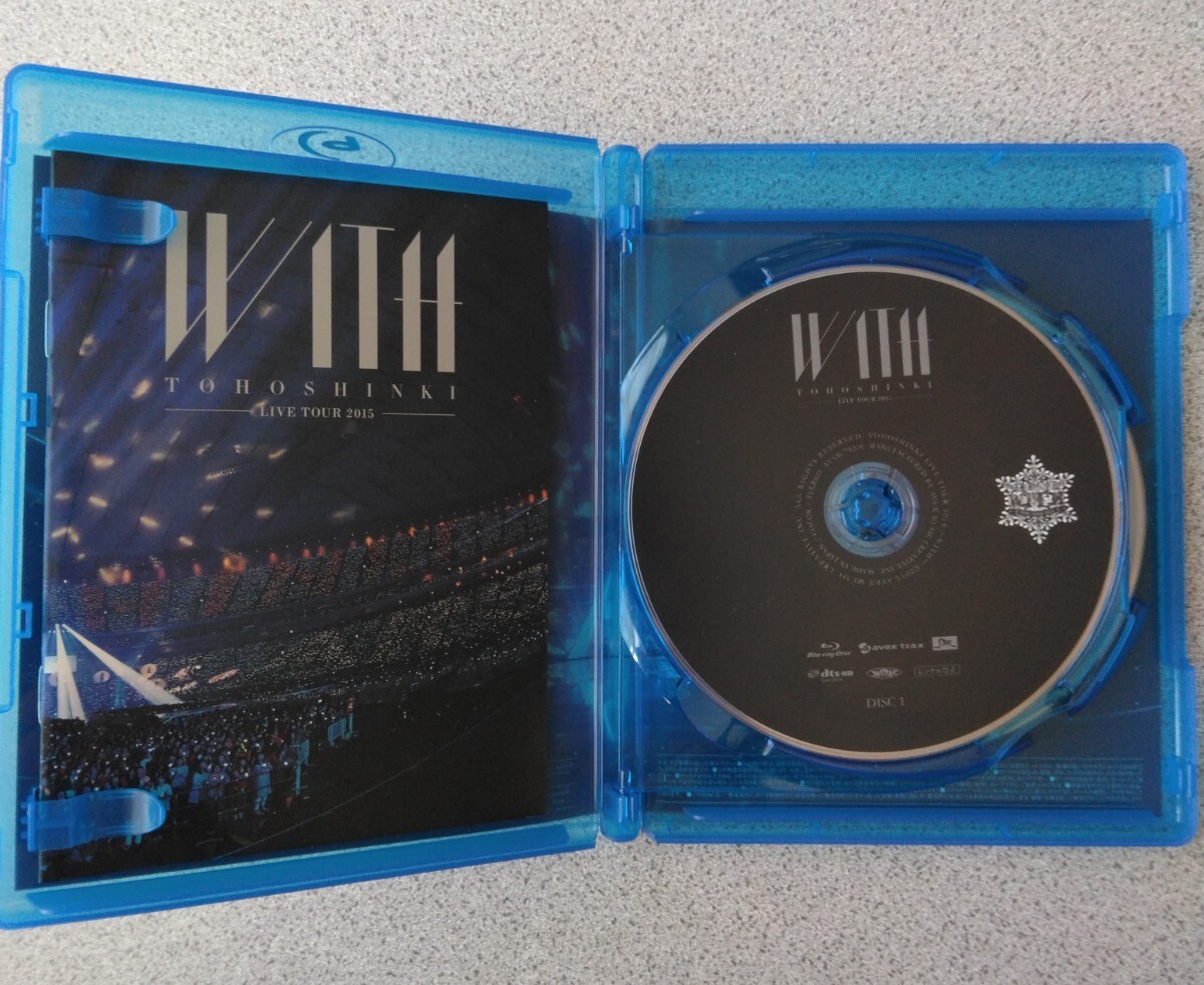 美品【匿名配送・送料込み】東方神起 TOHOSHINKI LIVE TOUR 2015『WITH』 Blu-ray 2枚組 福岡 札幌 名古屋 東京 大阪 ドーム公演