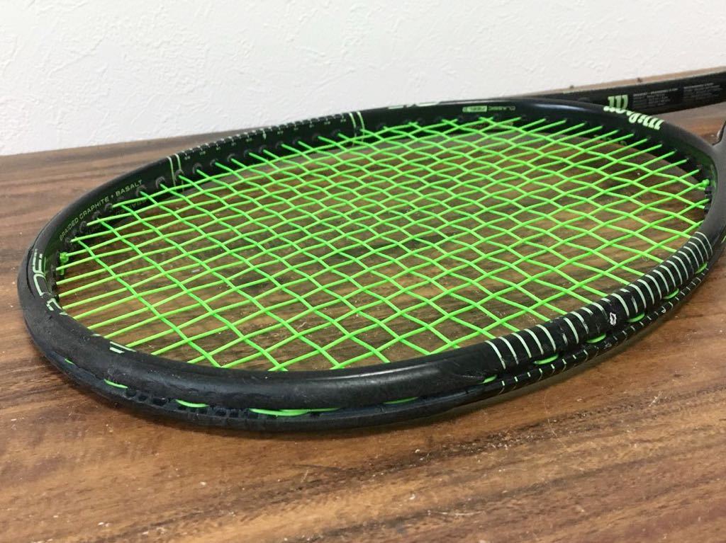 中古 テニスラケット ウィルソン ブレード 98 エス 2015年モデル (G2) WILSON BLADE 98S 袋付きの画像4