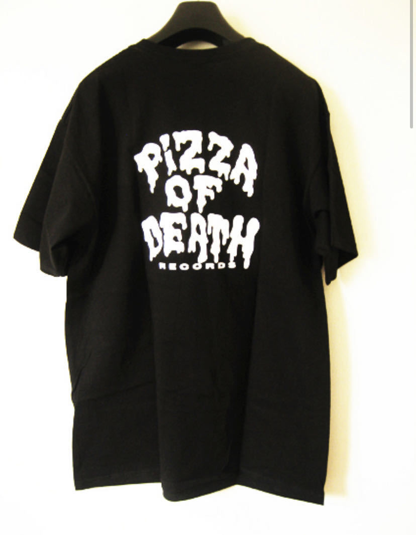 新品】PIZZA OF DEATH Tシャツ 黒サイズL◆ken yokoyama Hi-STANDARD 横山健 マキシマムザホルモン ピザオブデス namba69 ブラフマン_画像2