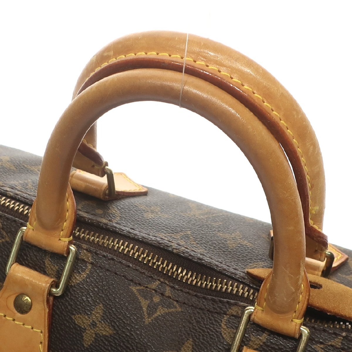 1円スタート LOUIS VUITTON ルイヴィトン スピーディ25 M41528 TH1907 モノグラム ハンドバッグ ミニボストンバッグ ブラウン レディース_画像7