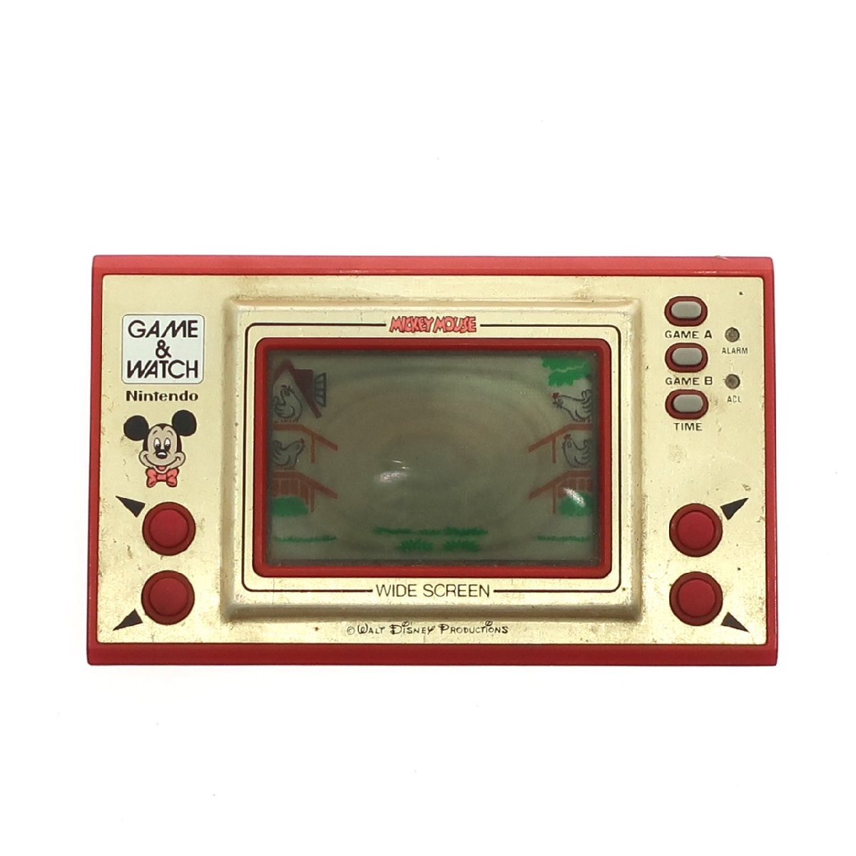 1円スタート Nintendo 任天堂 GAME&WATCH ゲームウォッチ MC-25 ワイドスクリーン ミッキーマウス 携帯型 テレビゲーム レトロ 動作未確認_画像1