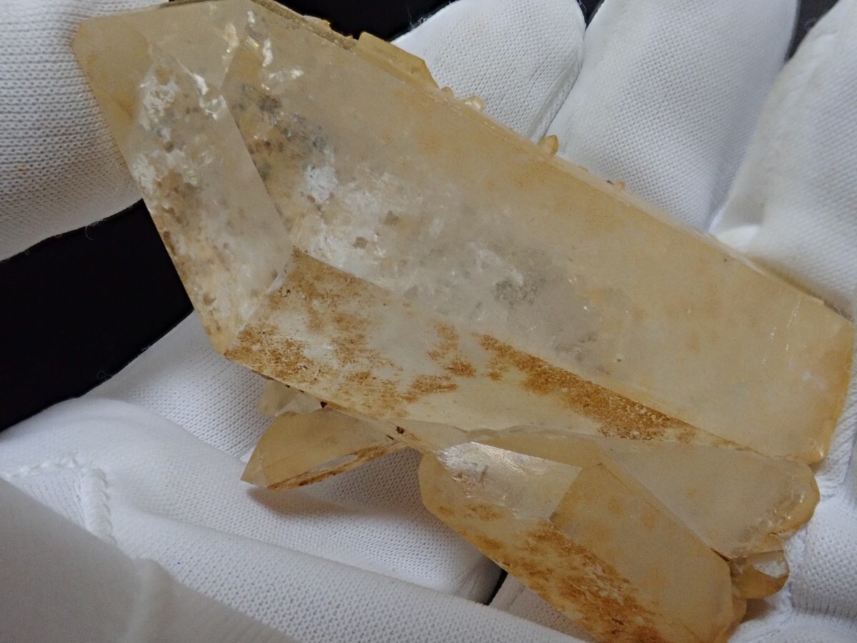 【スイス産】リモナイトクォーツ　黄水晶　原石　標本_画像1