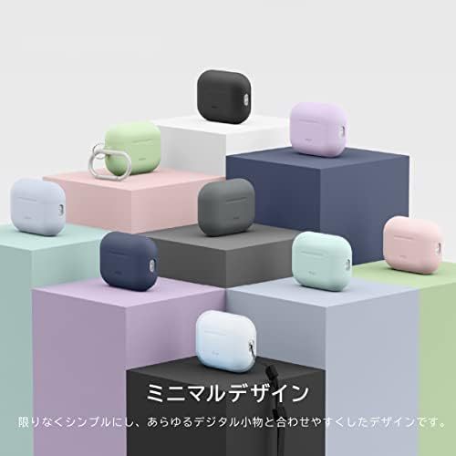 ジーンインディゴ AirPods Pro2 対応 ケース シリコン カバー カラビナ 付き 耐衝撃 薄型 ケースカバー 衝撃 吸_画像2