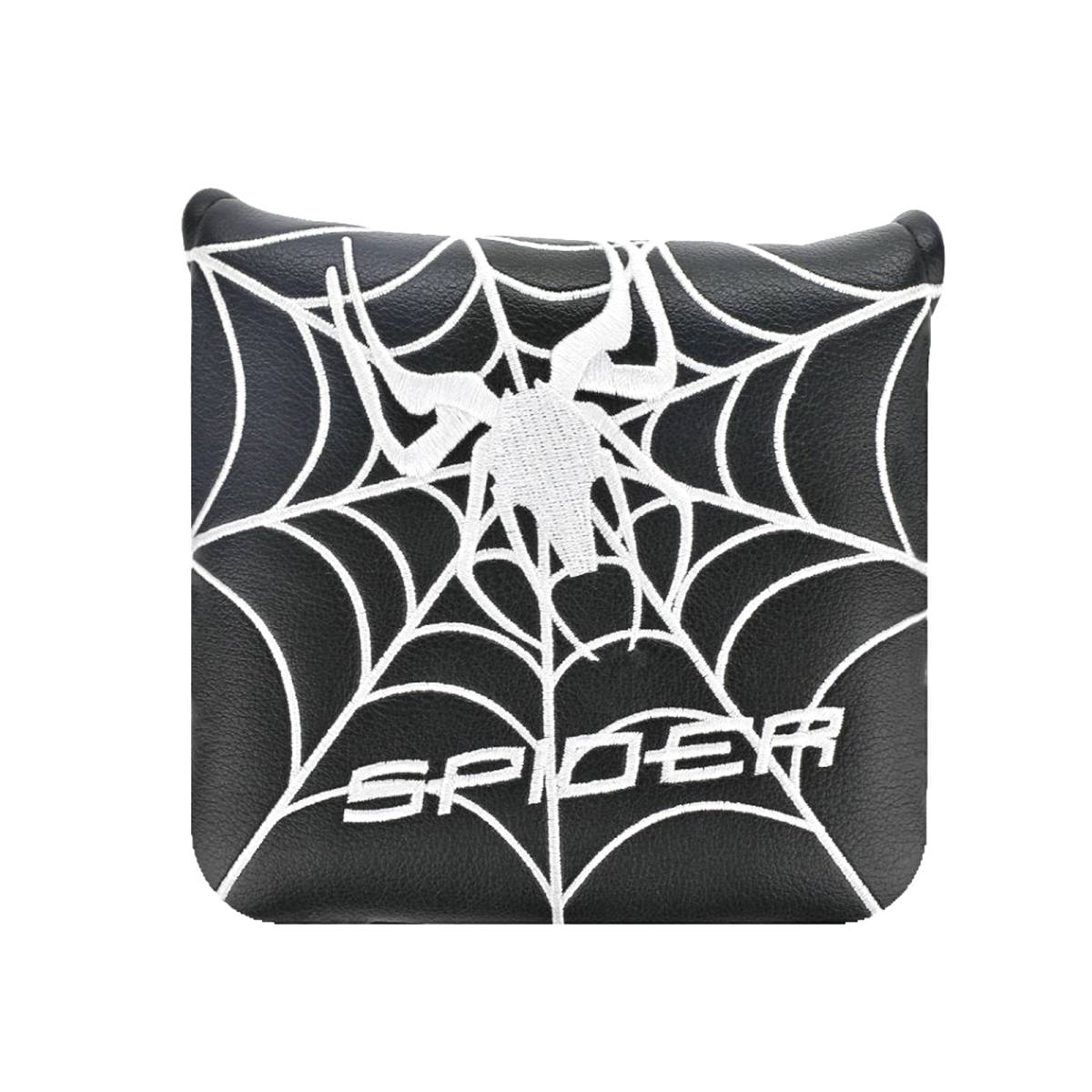 ゴルフヘッドカバー パターカバー マレット用 テーラーメイド スパイダーパターに対応 マグネット式 Spider 4色_画像4