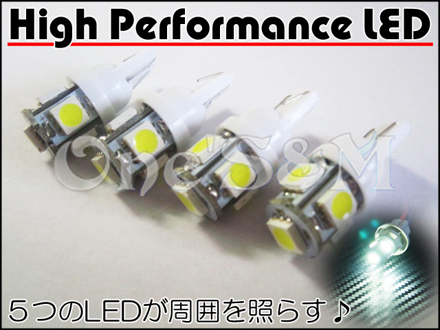 LED-K3WT スピードメーター タコメーター メーターパネル LEDメーター球Set 白 バリオス 1型 2型 対応の画像3