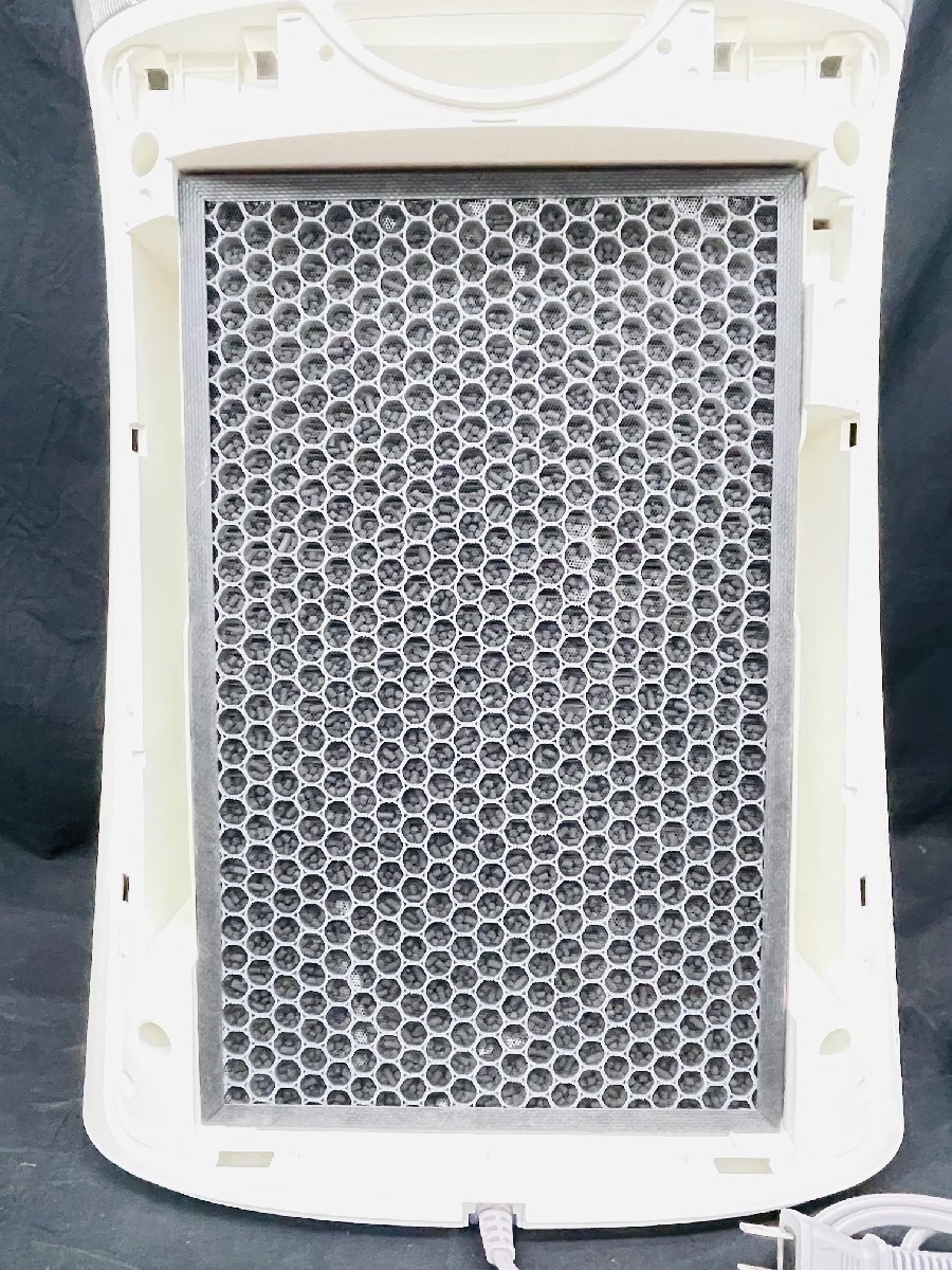 Y351 SHARP シャープ 家庭用 空気清浄機 プラズマクラスター FU-H50-W 2018年製 ホワイト AC100V 50Hz/60Hz 共用 静音 コンパクト パワフル_画像9