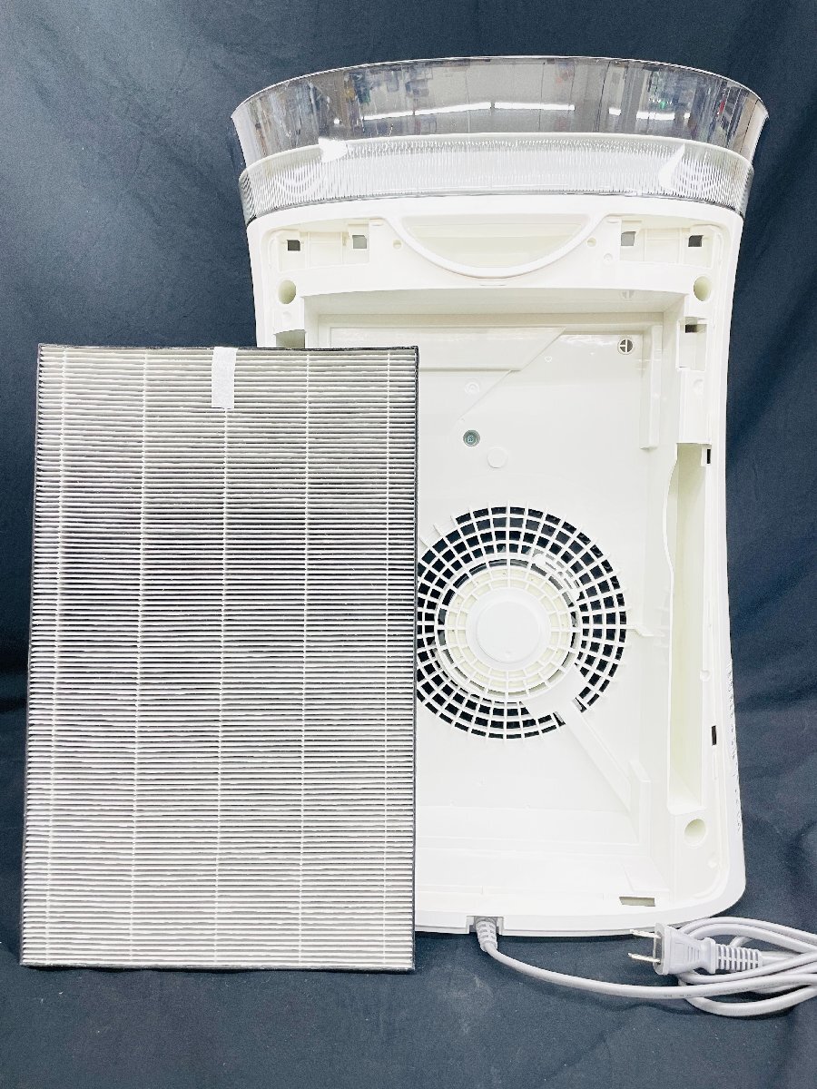 Y351 SHARP シャープ 家庭用 空気清浄機 プラズマクラスター FU-H50-W 2018年製 ホワイト AC100V 50Hz/60Hz 共用 静音 コンパクト パワフル_画像10