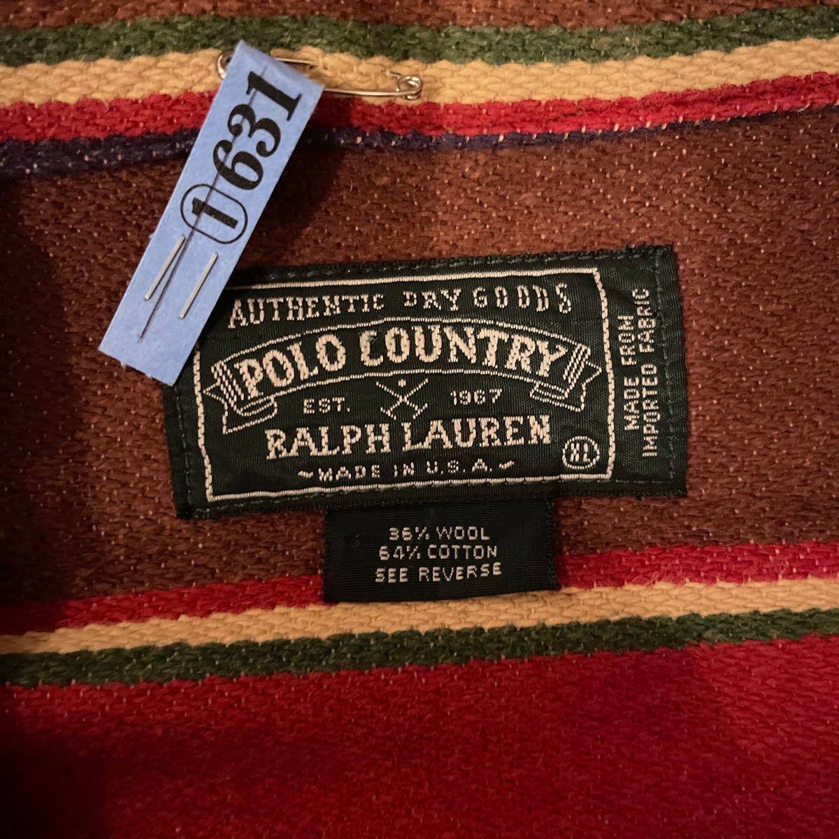 希少美品POLO COUNTRYラグジャケットサイズXL RRL Ralph Lauren_画像3