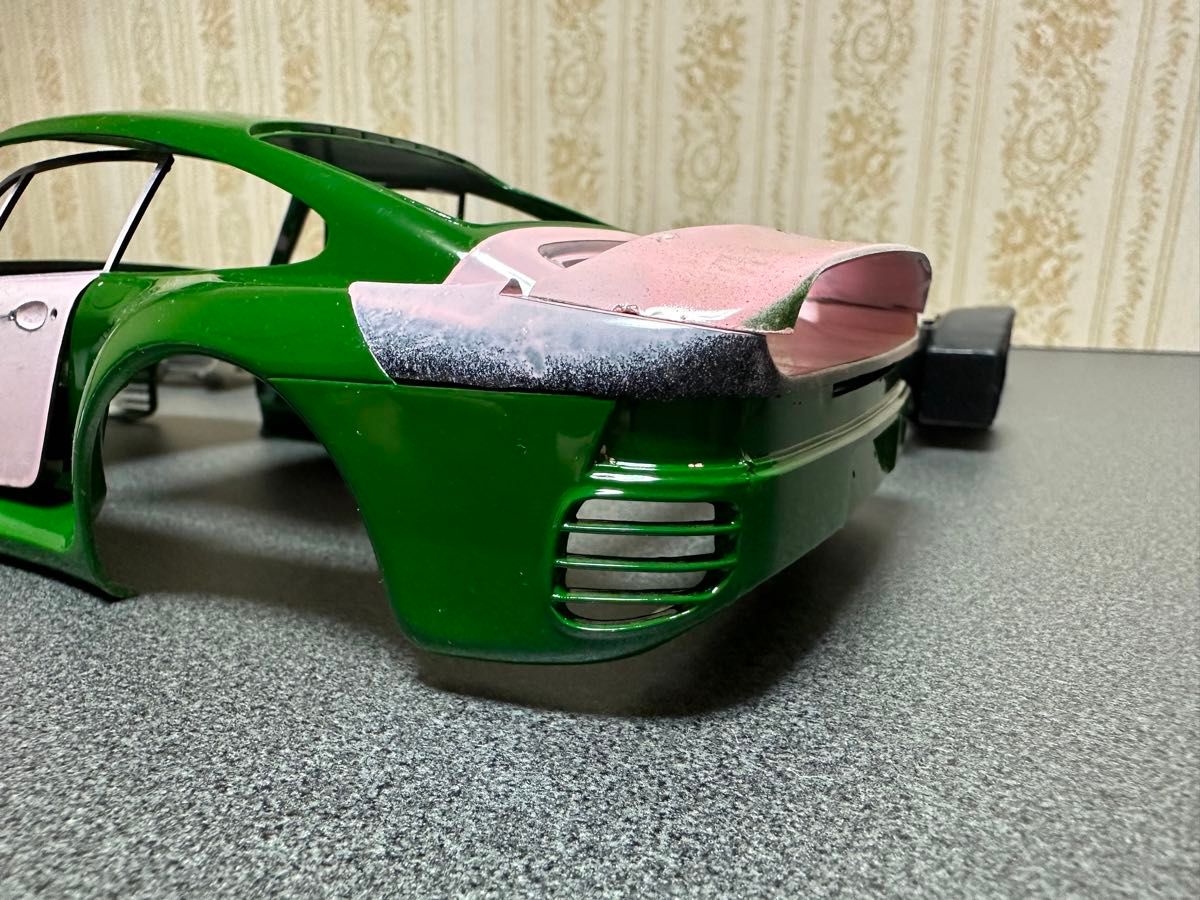 プラモデル フジミ ポルシェ959 1/16 ブラックスター 制作途中品 プラモデル フジミ ポルシェ959 1/16 ブラックスター 制作途中品