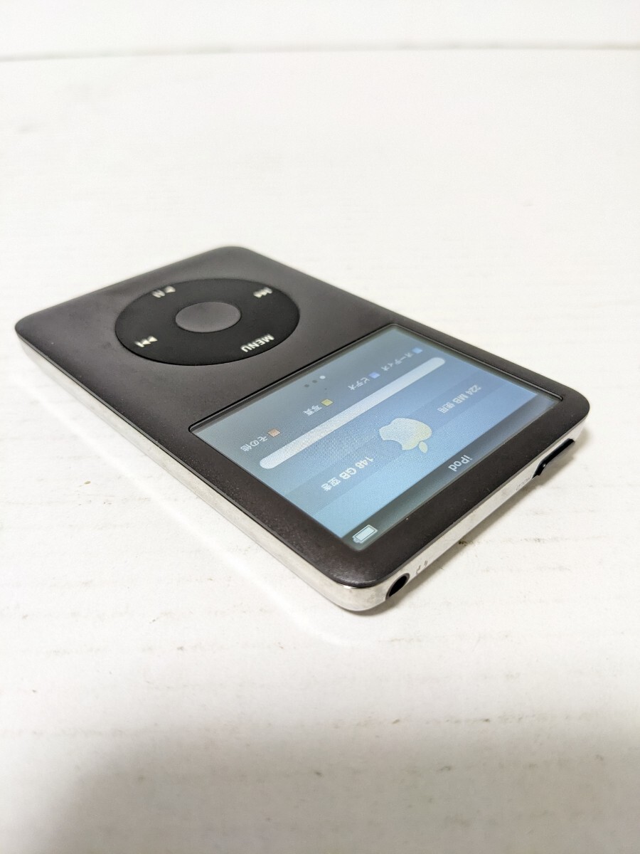 iPod classic ブラック 160GB A1238 MC297J フォーマット済 現状品_画像3