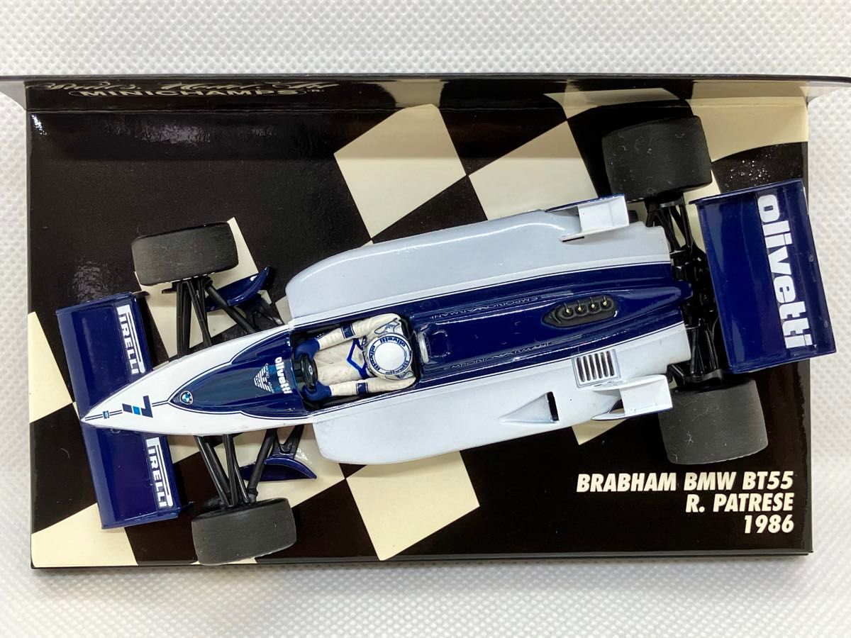 ★1/43★ブラバム BMW BT55 #7★R.パトレーゼ★1986★PMA ミニチャンプス★ F1ミニカー