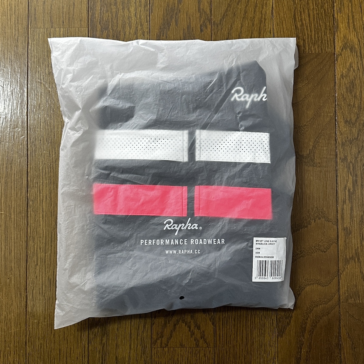 未使用品　ラファ ブルベ ロングスリーブ ウィンドブロック ジャージ Rapha brevet long sleeve windblock jersey DNW XS_画像2