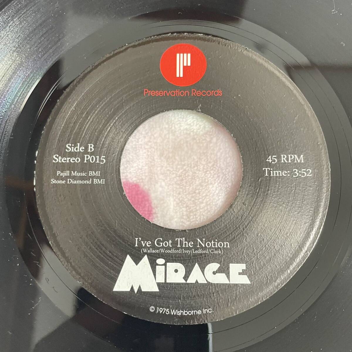 【7inch】◆即決◆中古■【MIRAGE / Bend A Little / I've Got The Notion】7インチ EP■P015 free soul funk aor light mellow Supremesの画像4