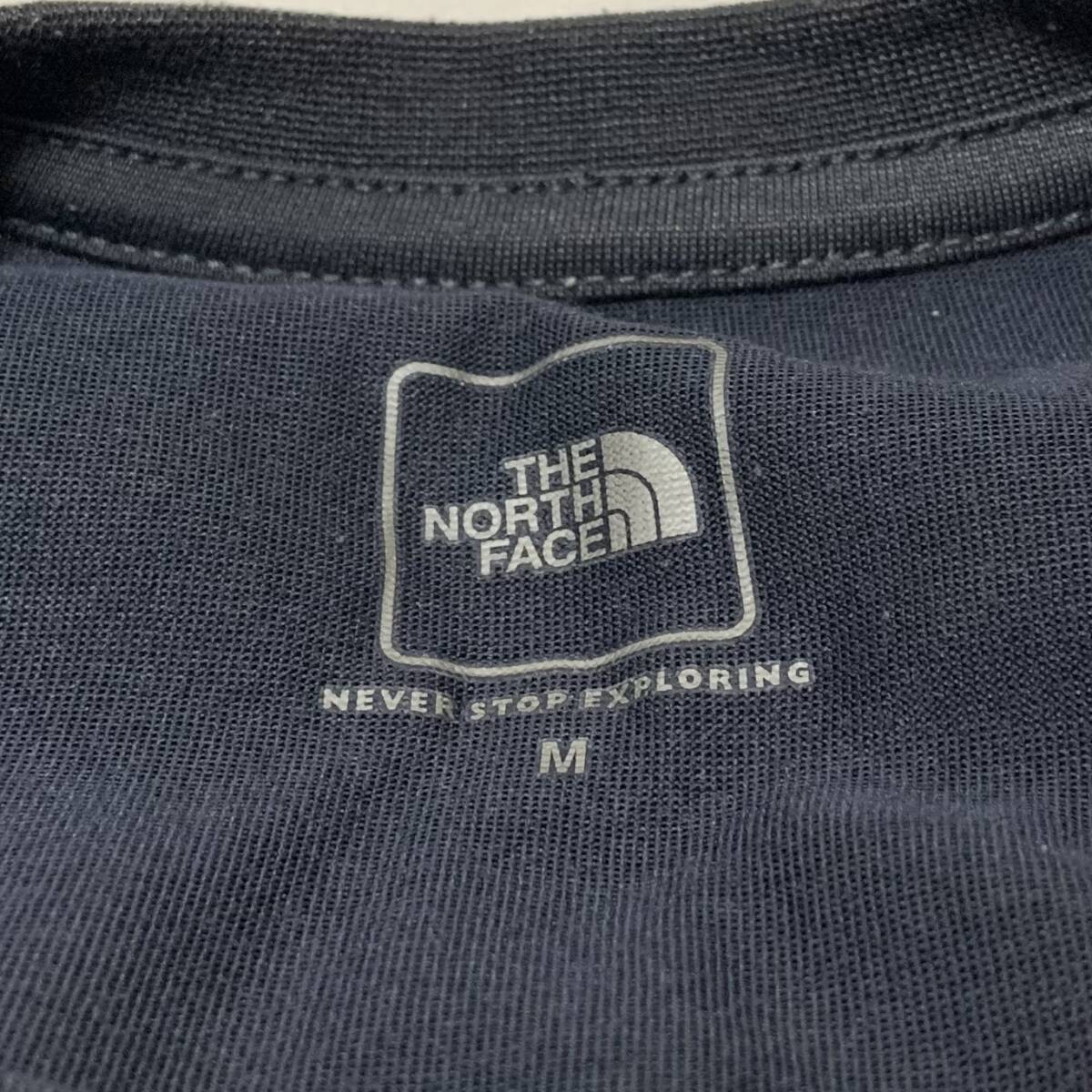 THE NORTH FACE! 長袖Tシャツ! ロンTEE! 両面プリント! ロゴ! カラードーム! Color Dome! NT81500! ポリエステル 100%! SIZE M_画像3