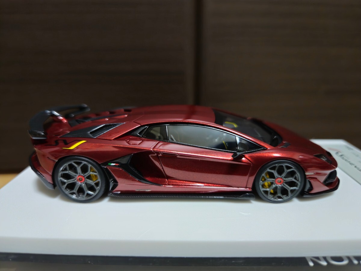 送料無料 アイドロン 1/43 Lamborghini Aventador SVJ アヴェンタドール ランボルギーニ Vino Rosso EIDOLON AXELLWORKS アクセルワークス_画像8