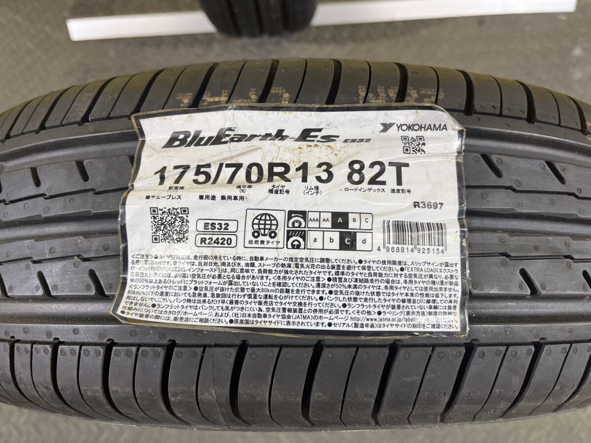 T940 新品未使用 175/70R13 YOKOHAMA BluEarth-Es ES32 ヨコハマ ブルーアース 夏タイヤ サマータイヤ 2本セット_画像2