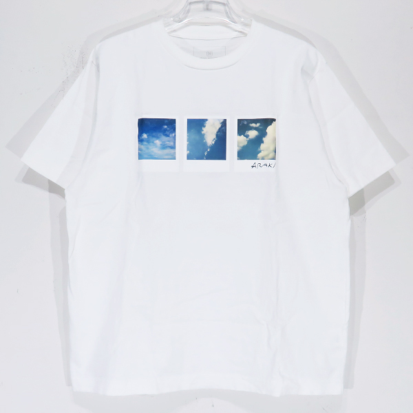 uniform experiment ユニフォームエクスペリメント 23AW FRAGMENT:ARAKI/ SKYSCAPES S/S TEE NO.1 Tシャツ フラグメント ホワイト 白 Maz