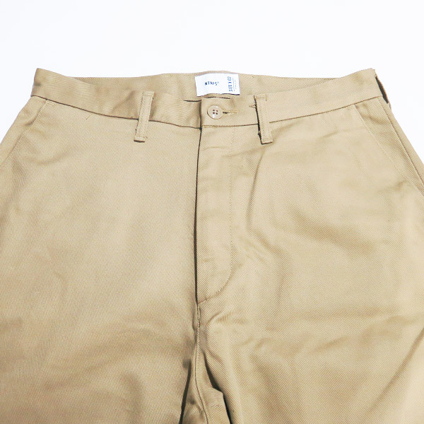 WTAPS ダブルタップス 22SS UNION/TROUSERS/COTTON.TWILL ユニオン トラウザーズ コットン ツイル パンツ ベージュ ボトムス Maz_画像3