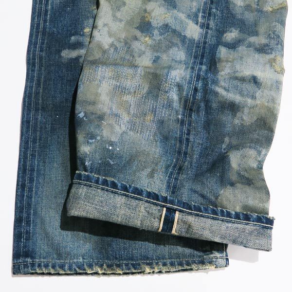 NEIGHBORHOOD Neighborhood джинсы 24SS SAVAGE DENIM DP WIDE PANTS Savage Denim глубокий широкий брюки индиго Maz