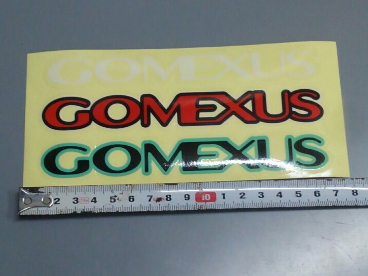 送料￥84～　ゴメクサス　ステッカー　約18×8cm 2枚セット　GOMEXUS　フィッシングステッカー　釣りステッカー　!_画像4