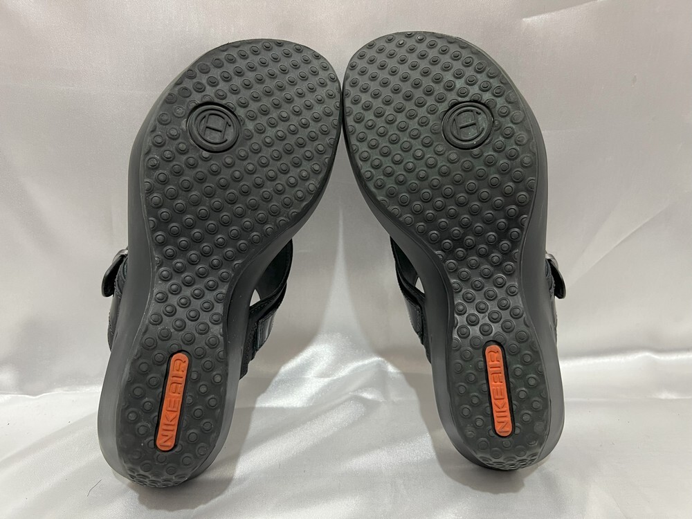 COLE HAAN Cole Haan NIKE AIR sole sandals lady's size :5(22.5cm) color : black 