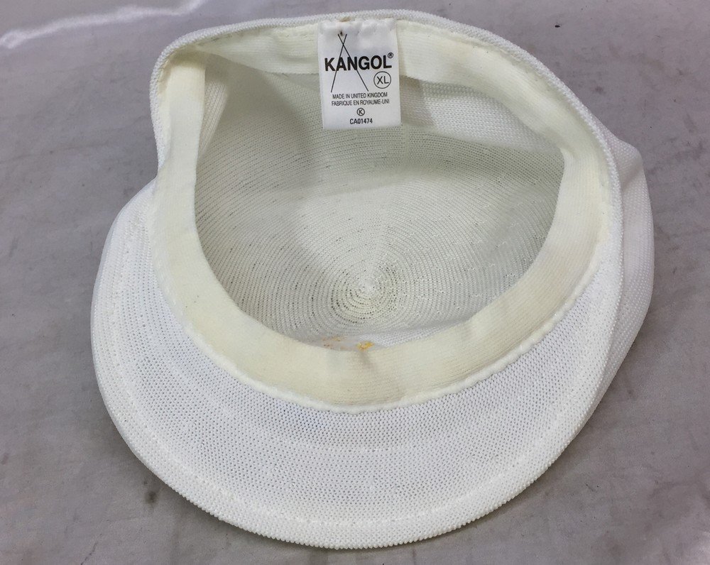 KANGOL Kangol Англия производства TROPIC CAP 504 Toro pick колпак вышивка кепка hunting cap размер :XL цвет : белый мужской унисекс 