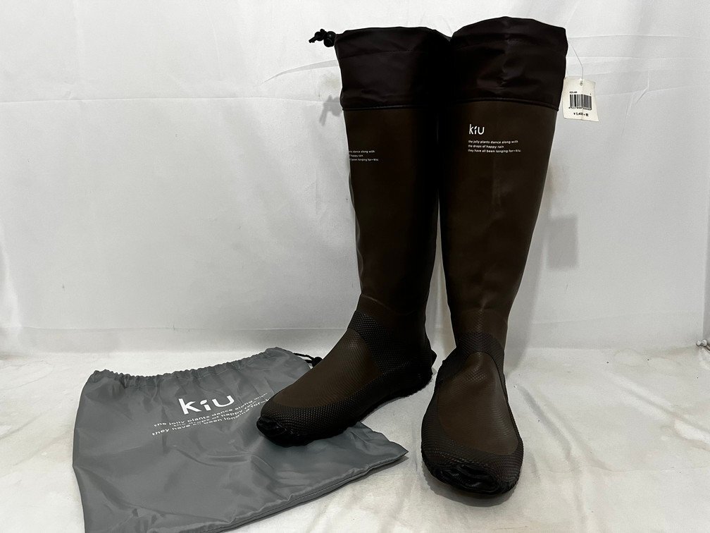 [ не использовался хранение товар ]KiUkiupa Cub ru влагостойкая обувь K135-BR справочная цена 5940 иен размер :L(25.5cm~26.5cm) цвет : Brown 