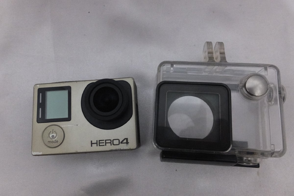 GoPro HERO4 アクション カメラ ウェアラブルカメラ CHDHX-401 ジンバル充電器付 簡単な動作確認済_画像2