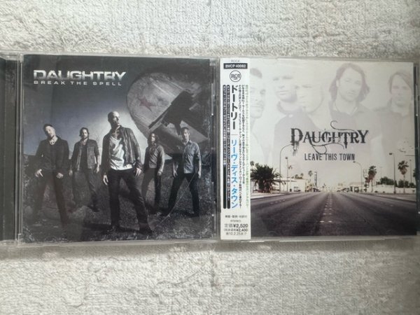 DAUGHTRYドートリー オリジナルアルバムCD2枚セット「LEAVE THIS TOWN」「BREAK THE SPELL 」_画像1