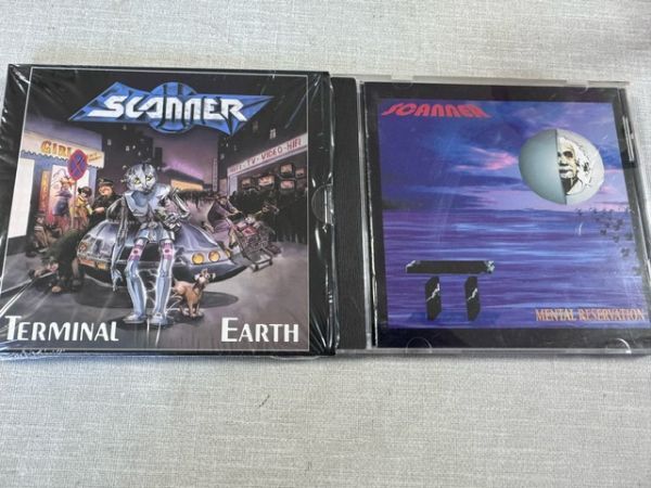 SCANNERスキャナー オリジナルアルバムCD2枚セット「TERMINAL EARTH」「MENTAL RESERVATION」の画像1