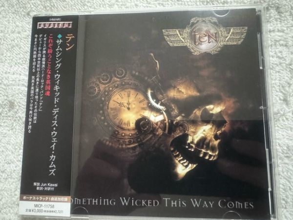 TENテン オリジナルアルバムCD「SOMETHING WICKED THIS WAY COMES」国内盤 美品 GARY HUGHESゲイリーヒューズ_画像1