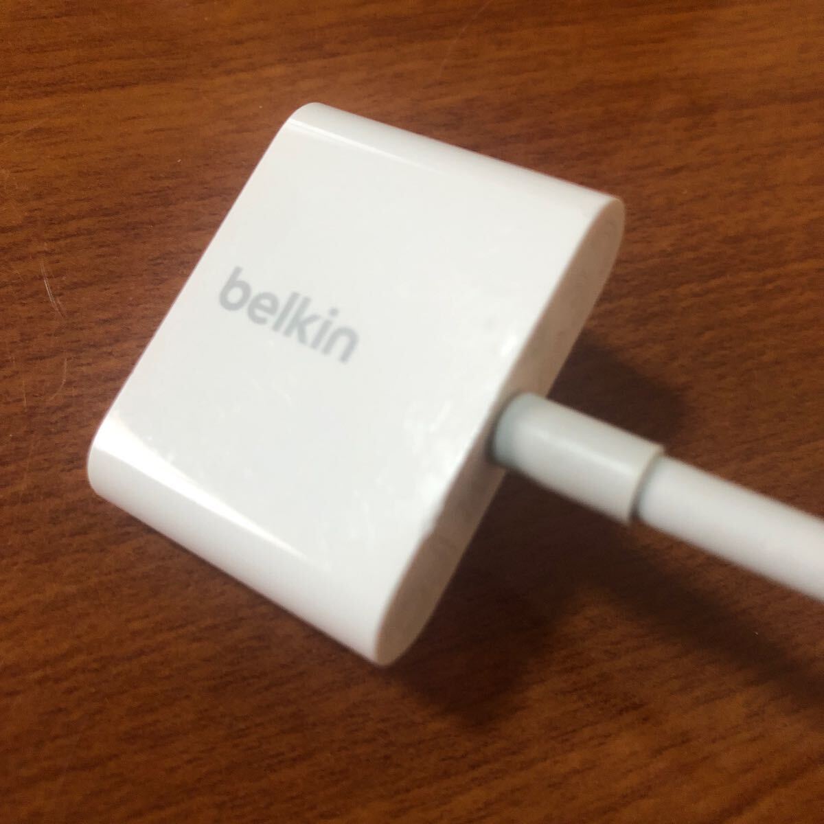 〈送料無料〉Belkin Lightning Audio Charge Rockstar 二股ケーブル デュアルアダプタ 変換アダプタ ベルキン_画像4