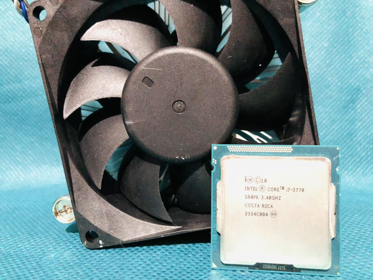 Intel CORE i7-3770 CPUクーラー付 PCパーツ_画像1