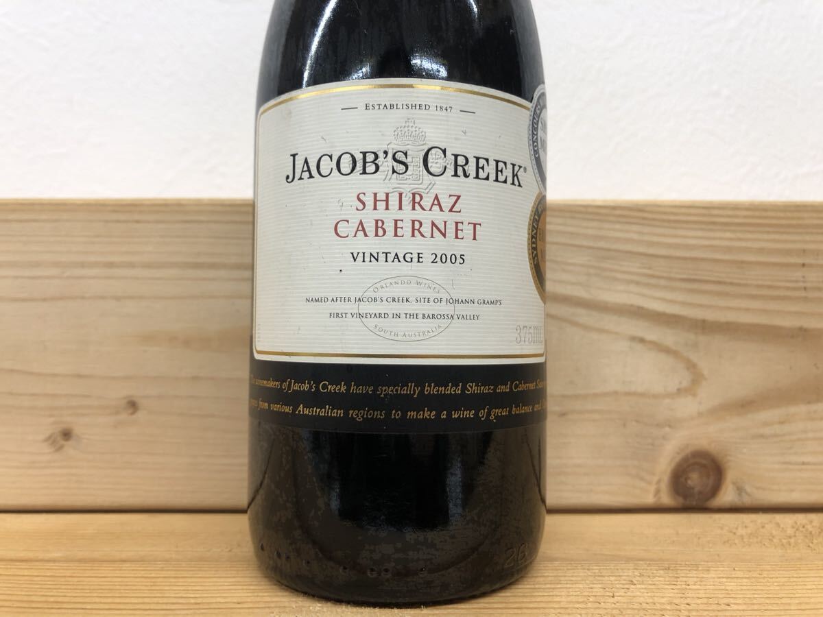  Jacob s*k утечка sila-zkabe Rene 2005 год JACOBS CREEK Австралия красный вино 375ml 13.5%