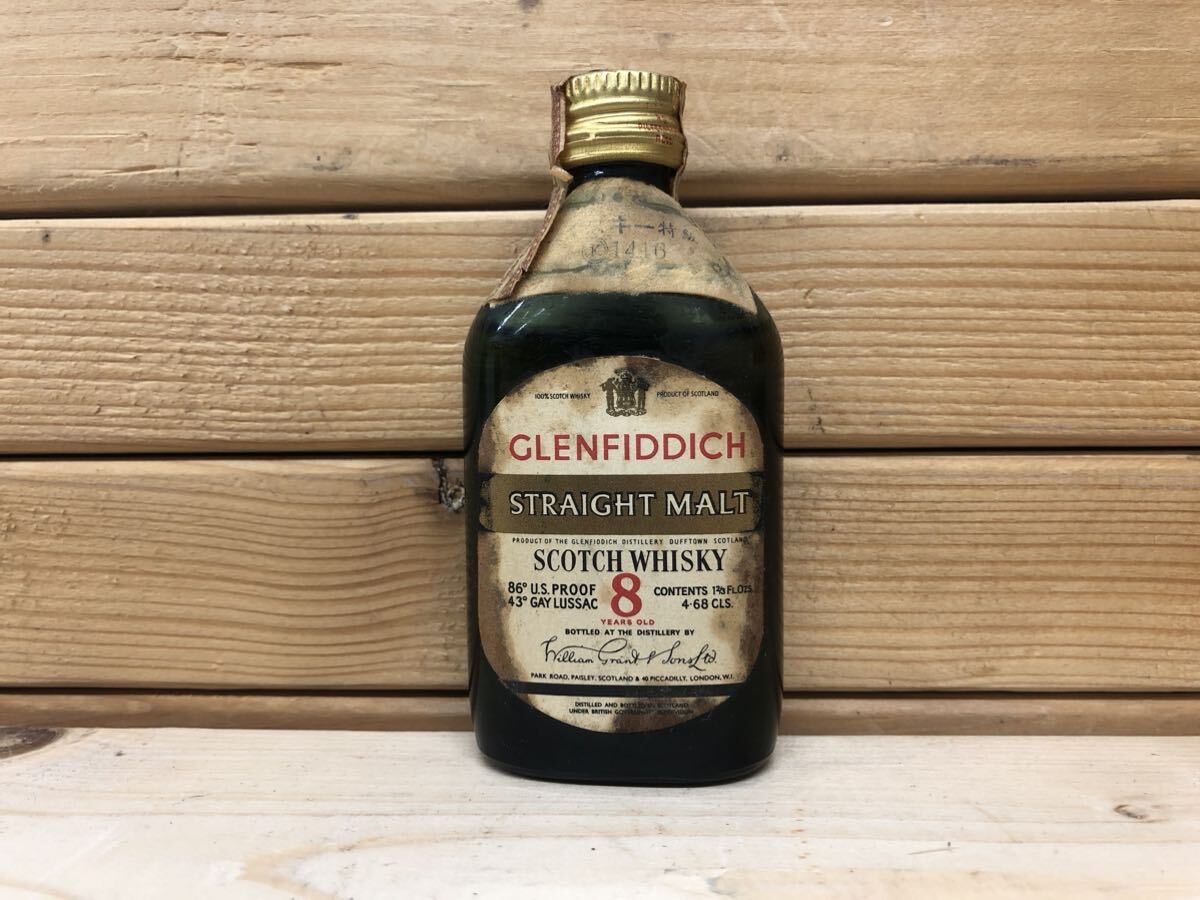 ... 8 год   прямой   солод    mini  бутылка   особый  GLEN FIDDICH 8years Straight Molt  виски   Whisky ... 48ml 43％