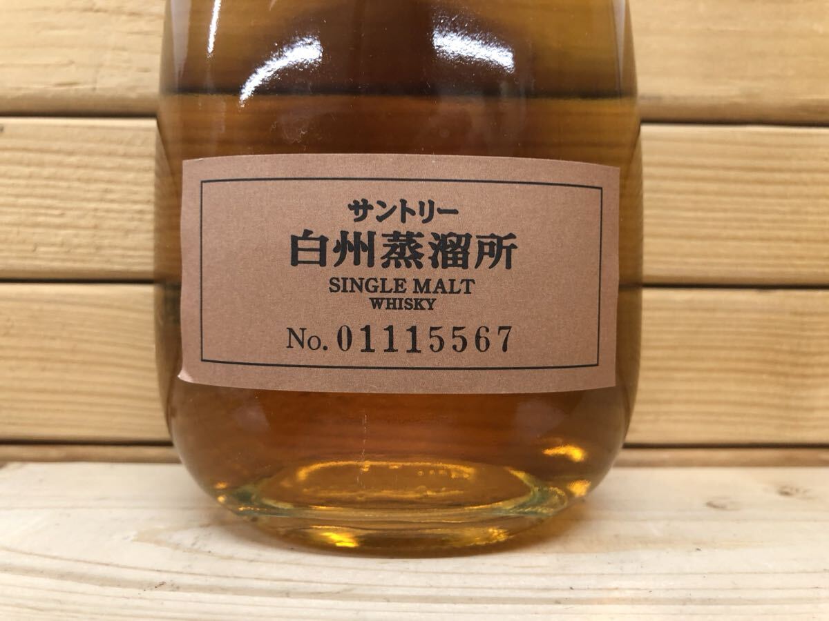 SUNTORY HAKUSHU 白州蒸留所 サントリー シングルモルト SINGLE MALT ウイスキー Whisky 300ml 43% 未開栓 古酒 箱無し_画像2