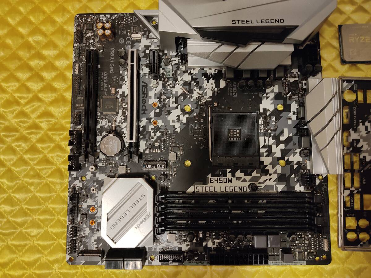 【ジャンク】Ryzen7 3700x & Asrock B450M Steel Legend_画像4