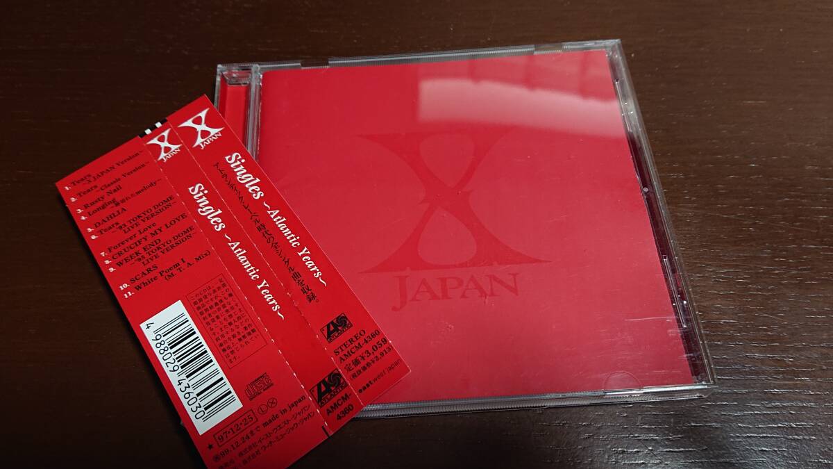 【CD】X JAPAN Singles～Atlantic Years～_画像1