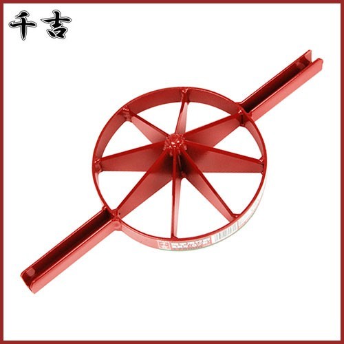 千吉 竹割り工具 両手用竹割り器 全鋼刃 8割 175mm 竹割り道具 竹割作業用 竹割り機 竹割器 竹細工_画像1