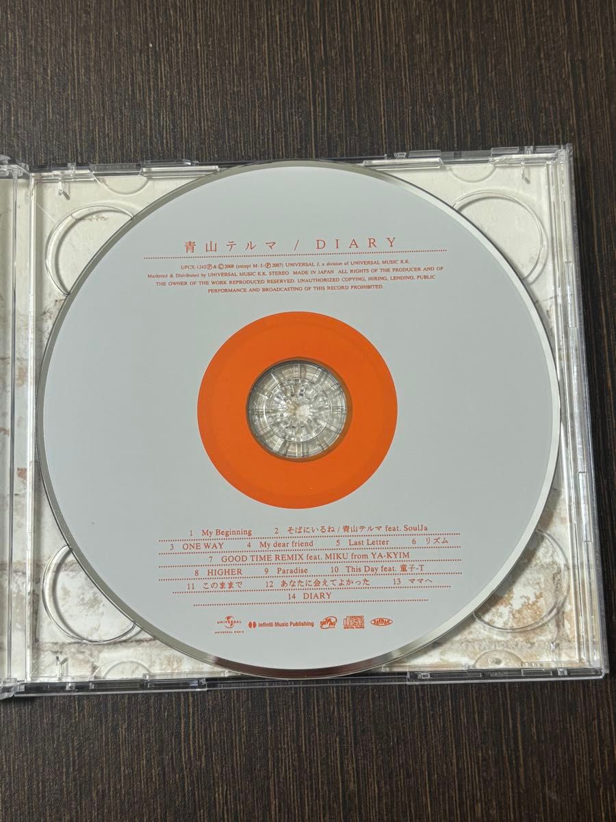 青山テルマ　DIARY CD DVD 初回限定盤
