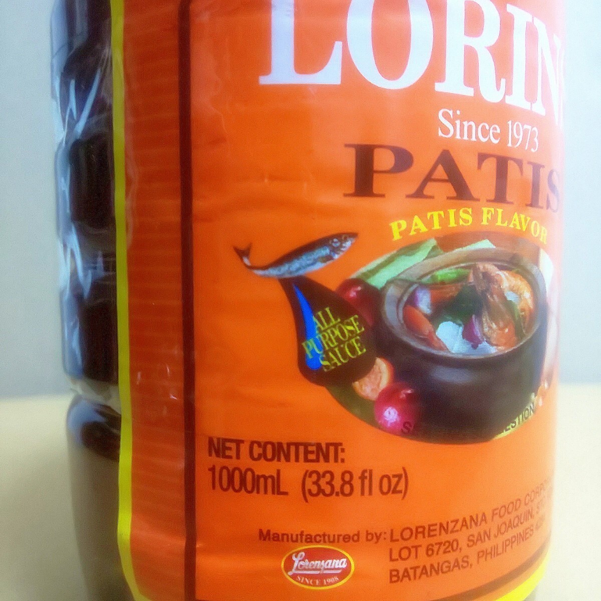 {1000ml LORINS PATIS putty .s fish sauce Philippines production fish soy sauce } low rinse nam pla n bear Muta i Vietnam 