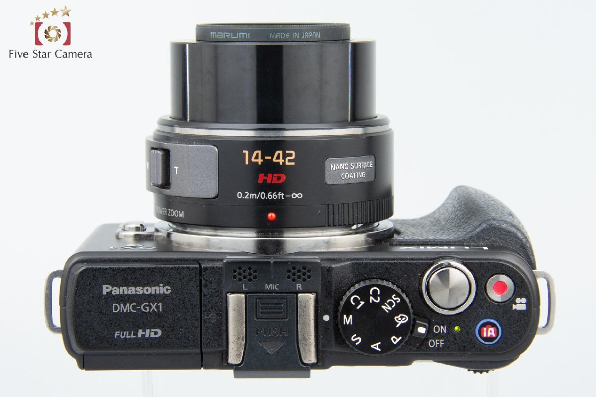 【中古】Panasonic パナソニック LUMIX DMC-GX1-K 14-42mm レンズキット エスプリブラック_画像8