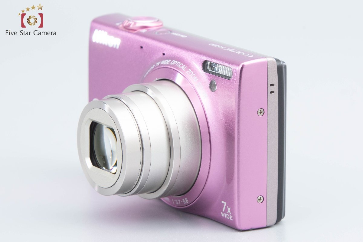 【中古】Nikon ニコン COOLPIX S6100 グロスピンク コンパクトデジタルカメラ_画像5