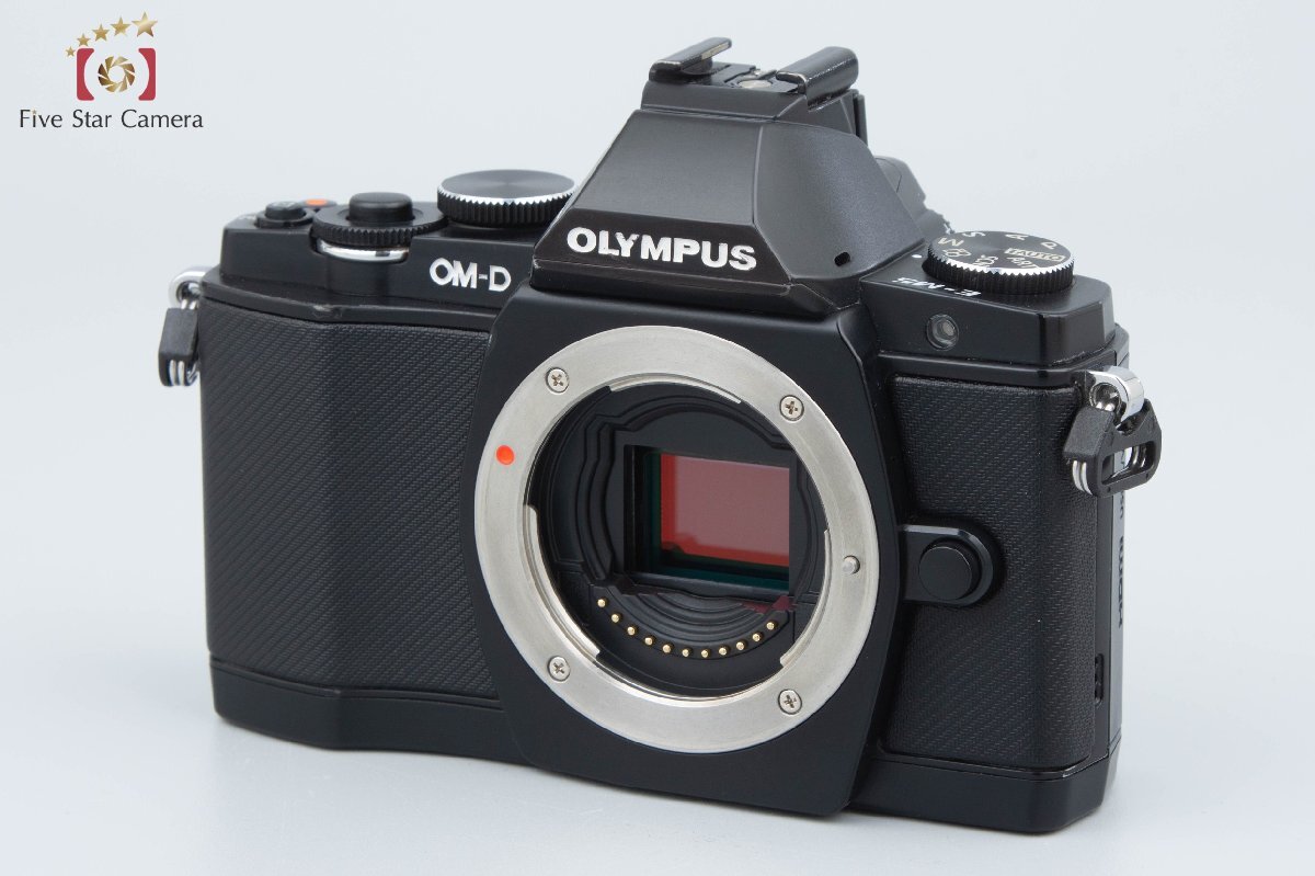 【中古】OLYMPUS オリンパス OM-D E-M5 ブラック ミラーレス一眼カメラ_画像2